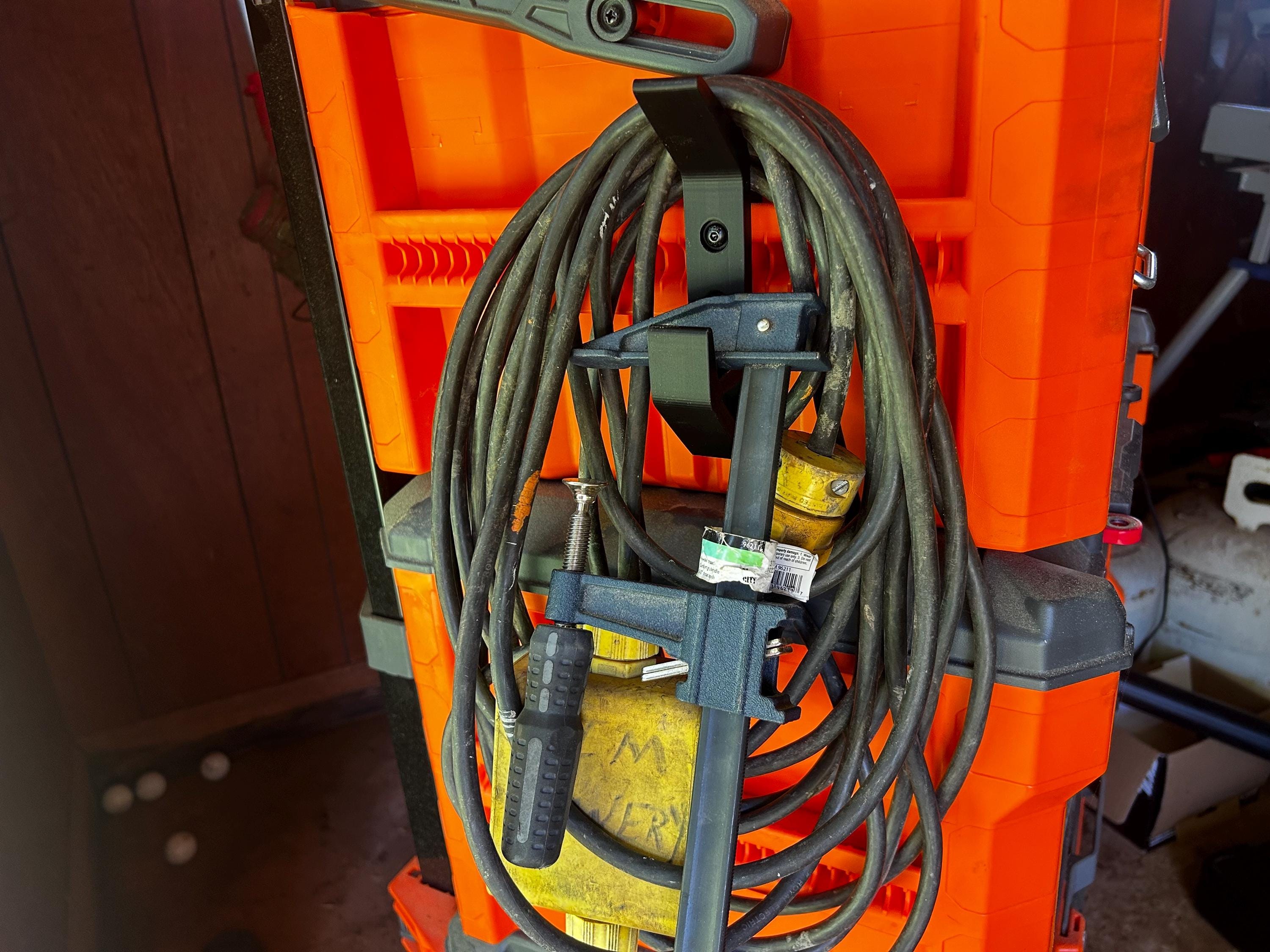 Klein MODbox Utility Hook Hanger Accessory Side Rail Mounted for Cords, Tubes, and More!
