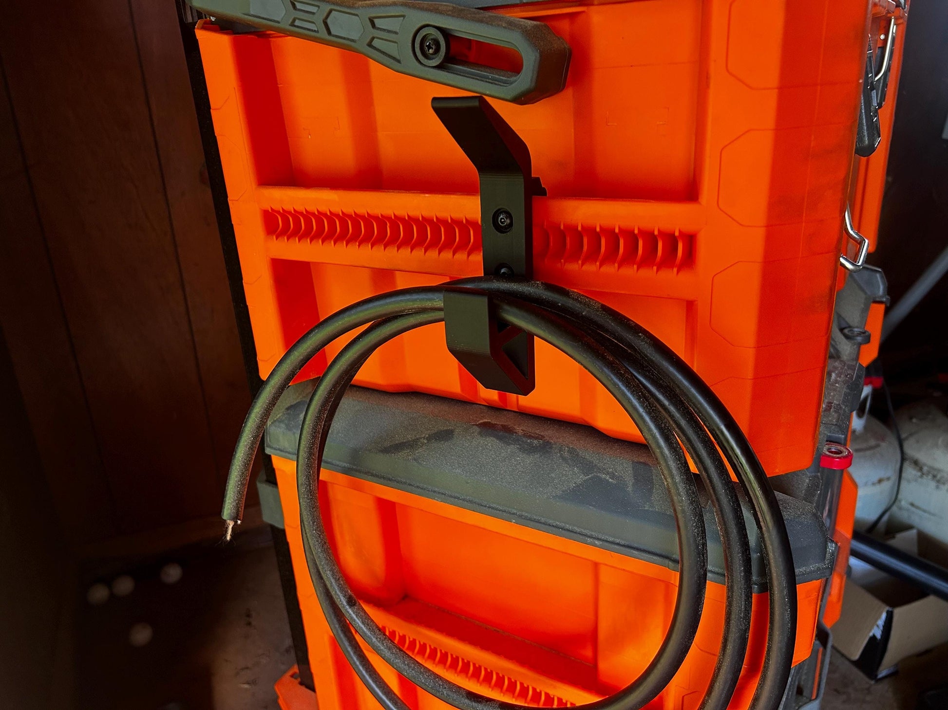 Klein MODbox Utility Hook Hanger Accessory Side Rail Mounted for Cords, Tubes, and More!