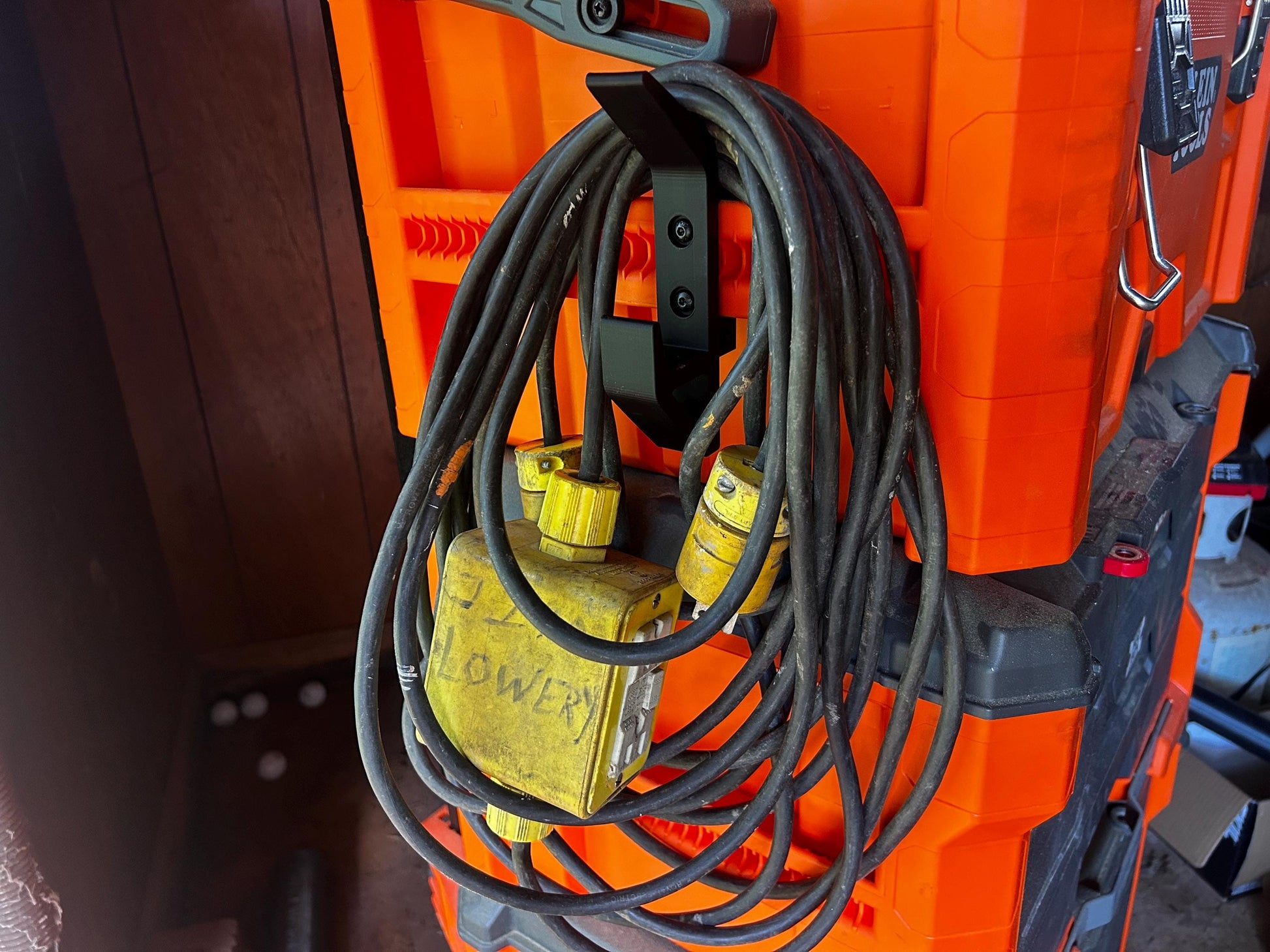 Klein MODbox Utility Hook Hanger Accessory Side Rail Mounted for Cords, Tubes, and More!