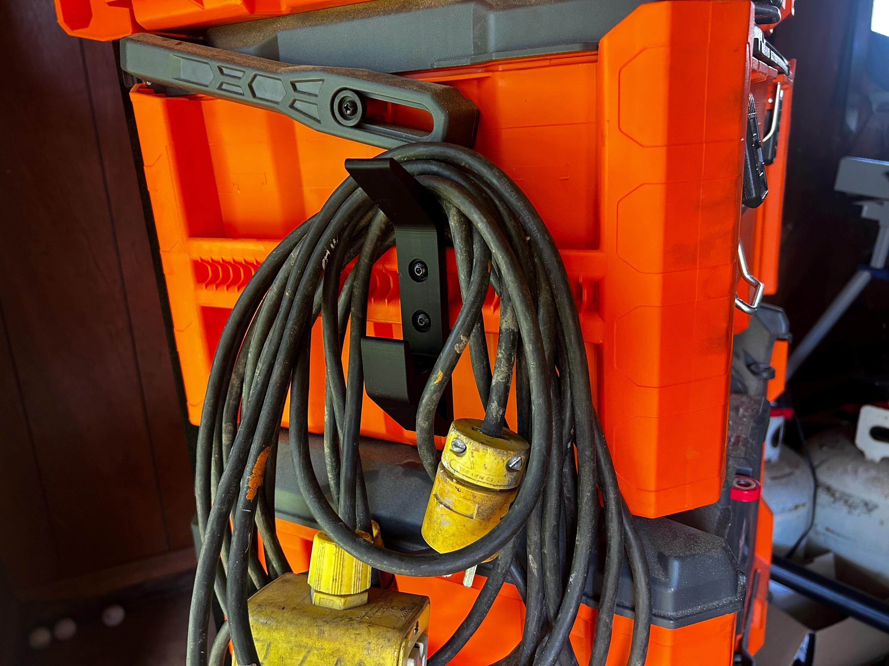 Klein MODbox Utility Hook Hanger Accessory Side Rail Mounted for Cords, Tubes, and More!