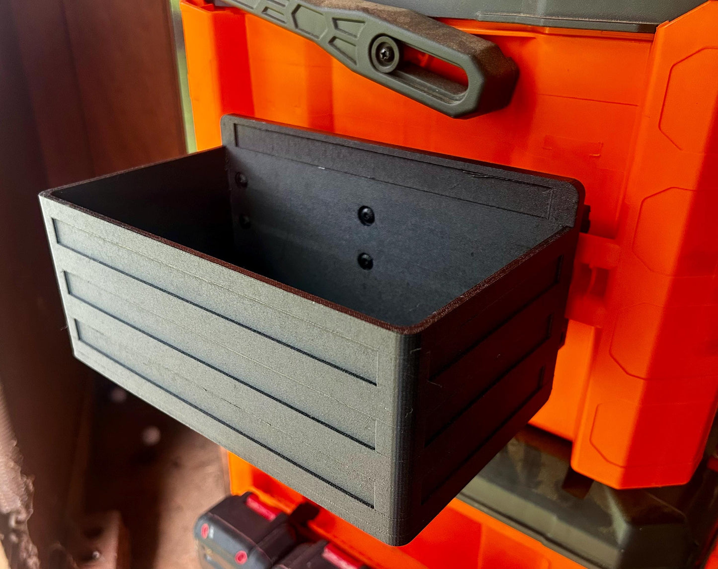 Klein MODbox Accessories - Side Rail Storage Bin for Tools & Supplies