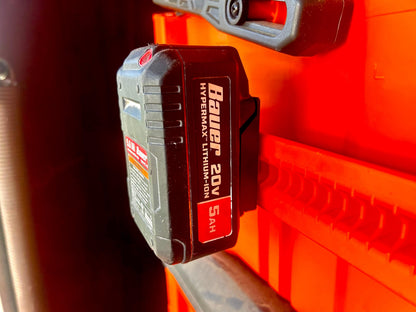 Klein MODbox Single Battery Mount for Milwaukee, Dewalt, Makita, and More