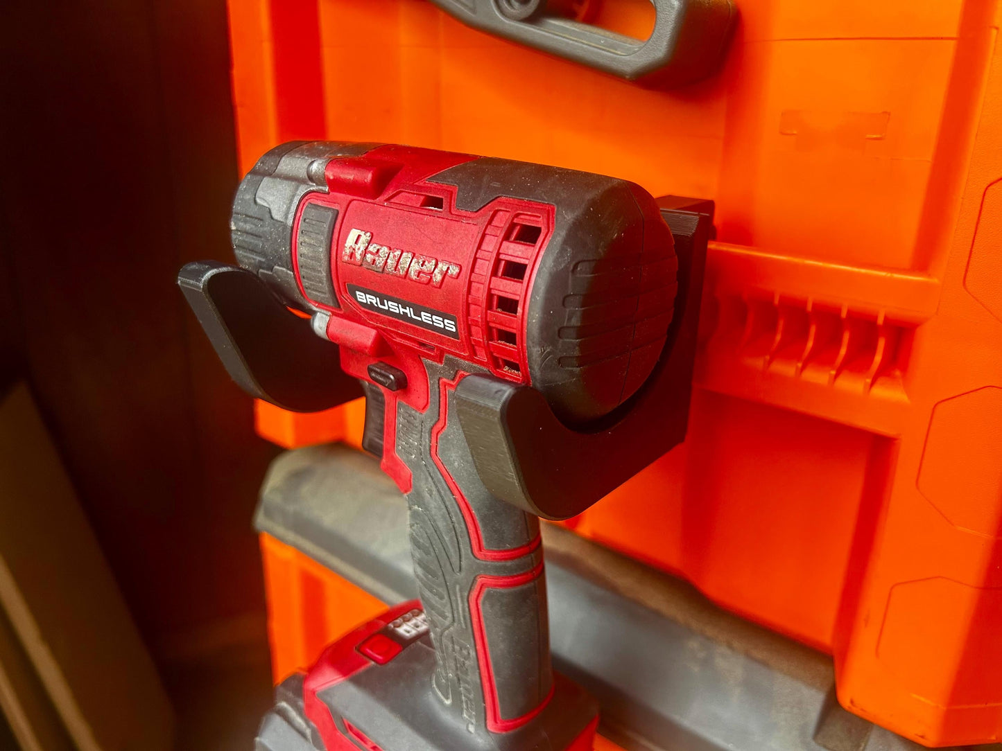 Klein MODbox Accessories - Drill & Impact Driver Side Rail Holder Mount