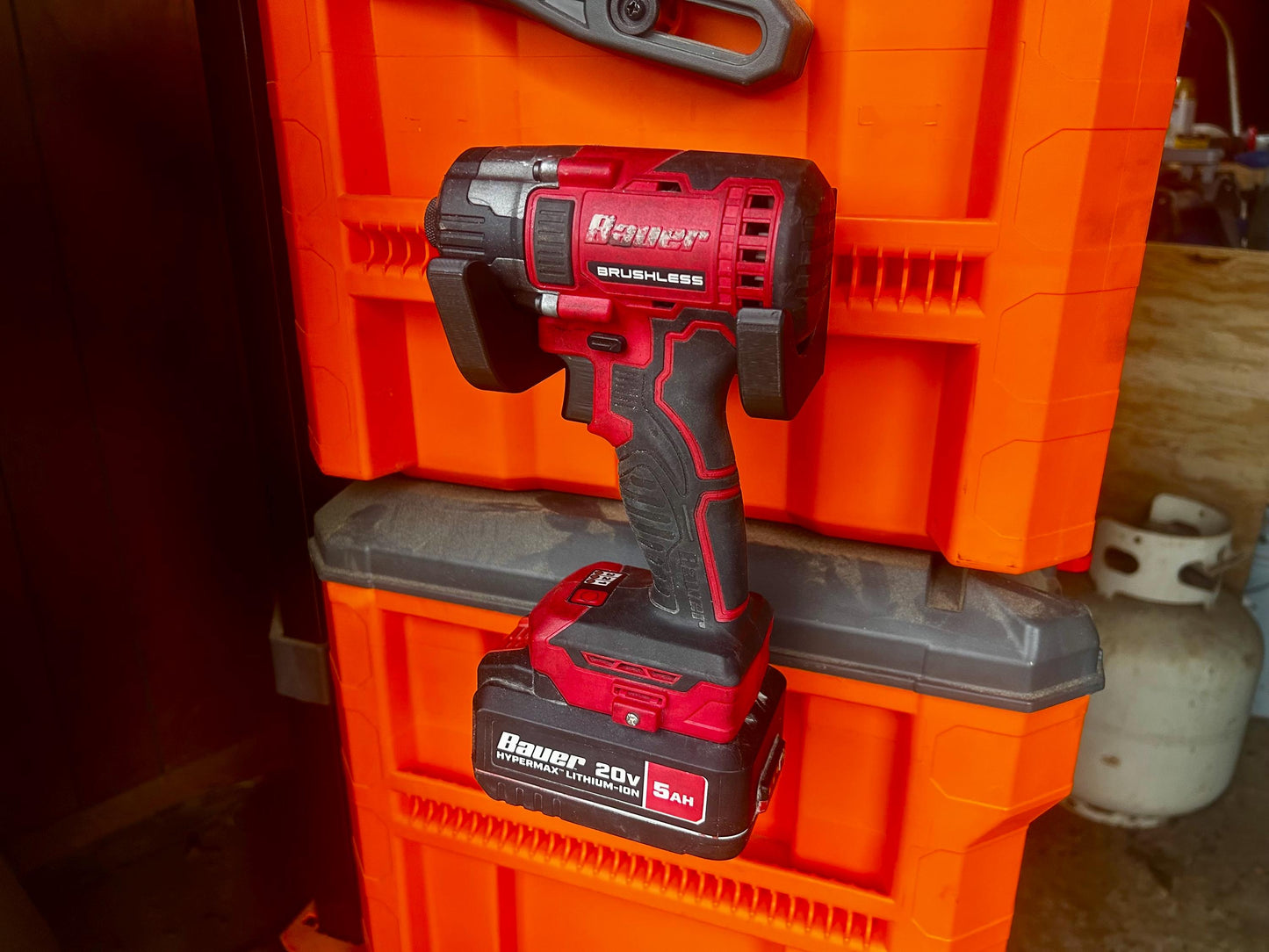 Klein MODbox Accessories - Drill & Impact Driver Side Rail Holder Mount