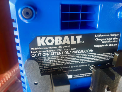 Kobalt 40V Battery Charger Side Rail Mount for Klein MODbox (For KRC 840-03)