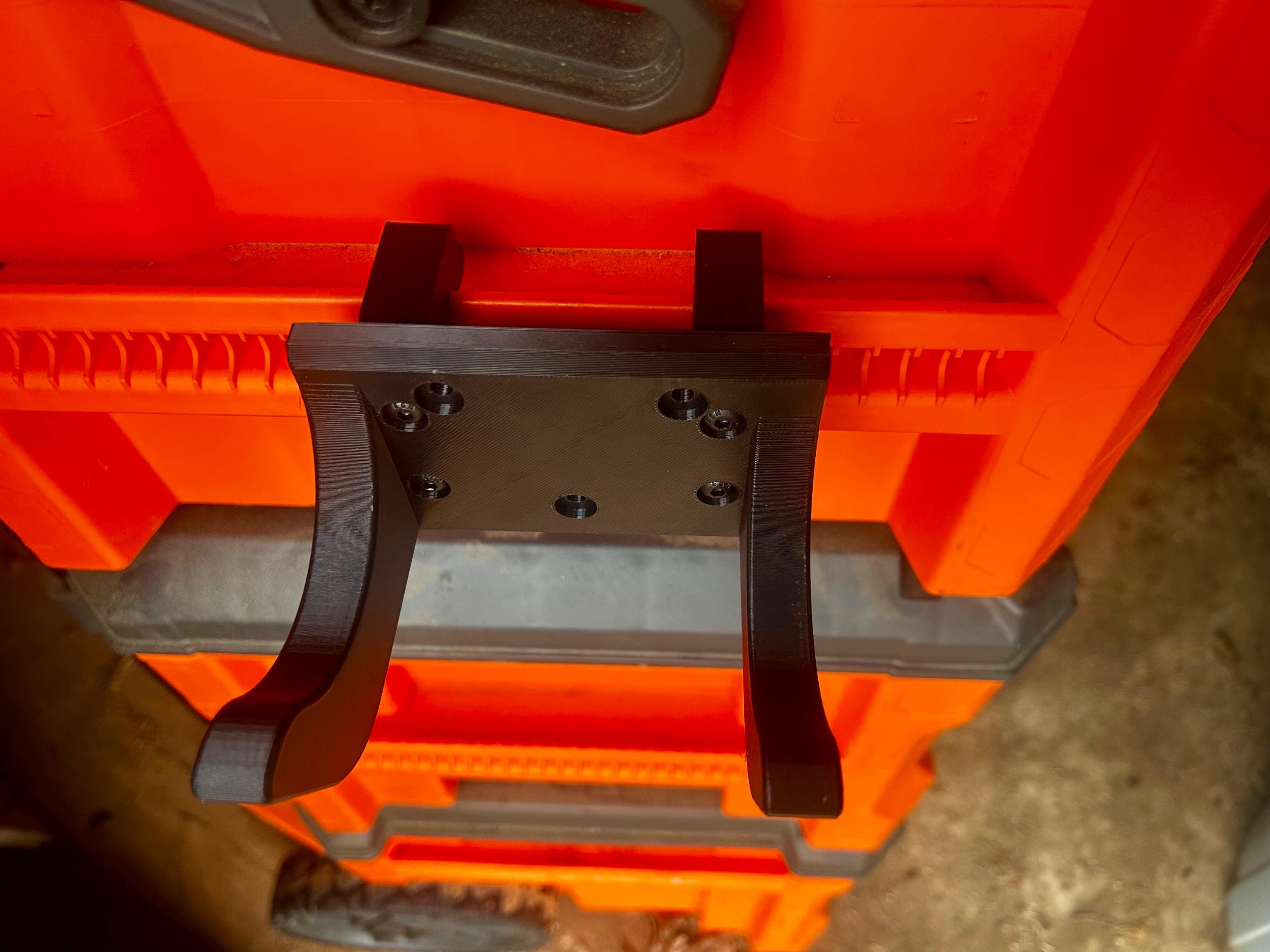 Klein MODbox Accessories - Drill & Impact Driver Side Rail Holder Mount