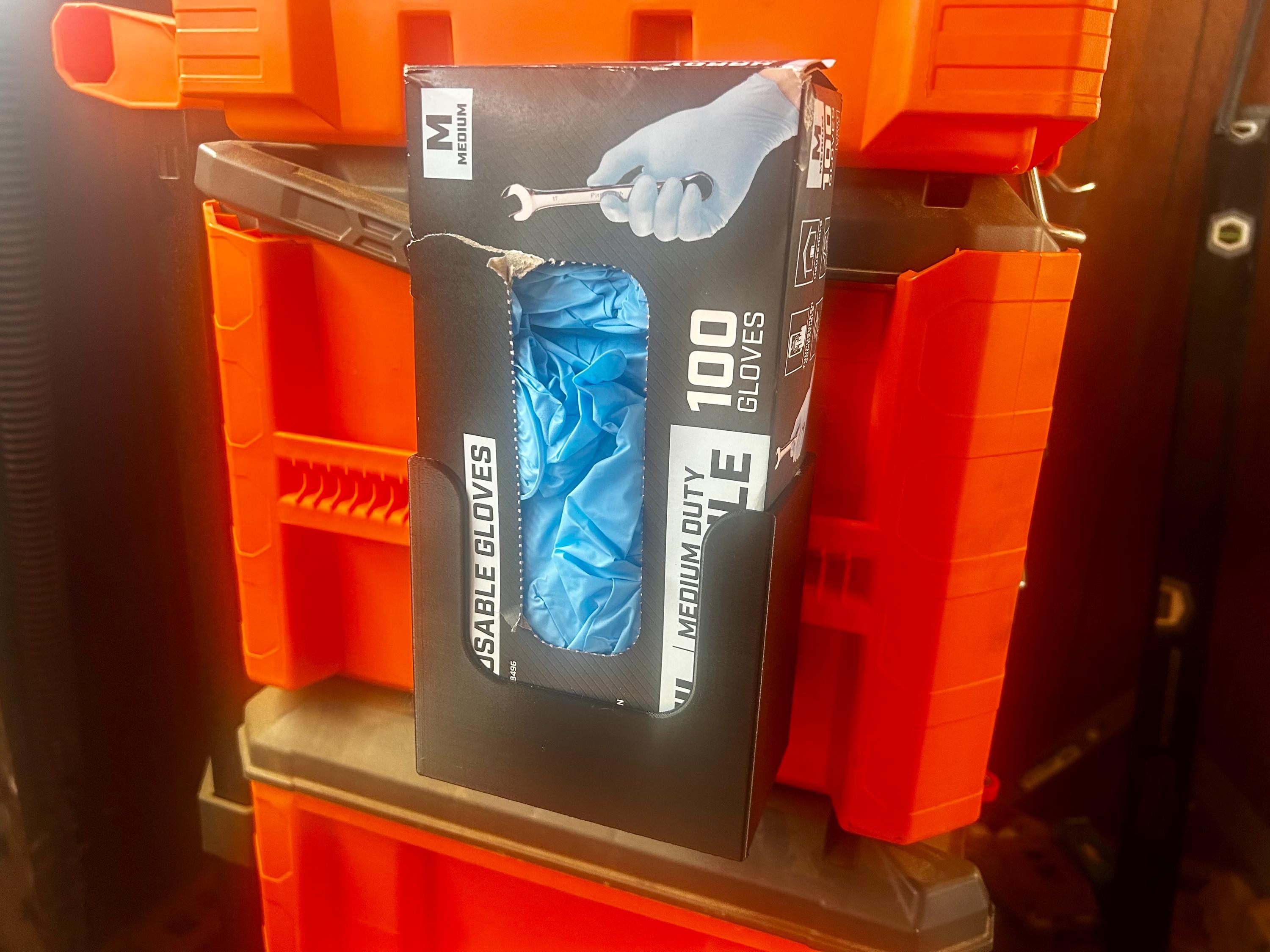 Klein MODbox Accessories - Hardy (Harbor Freight) Nitrile Gloves Side Rail Holder