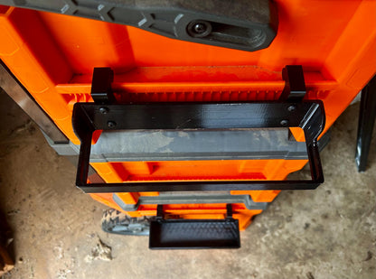Klein MODbox Long Tool Holder for Levels, Saw Tracks & Guides, Paint Roller Extensions, Etc
