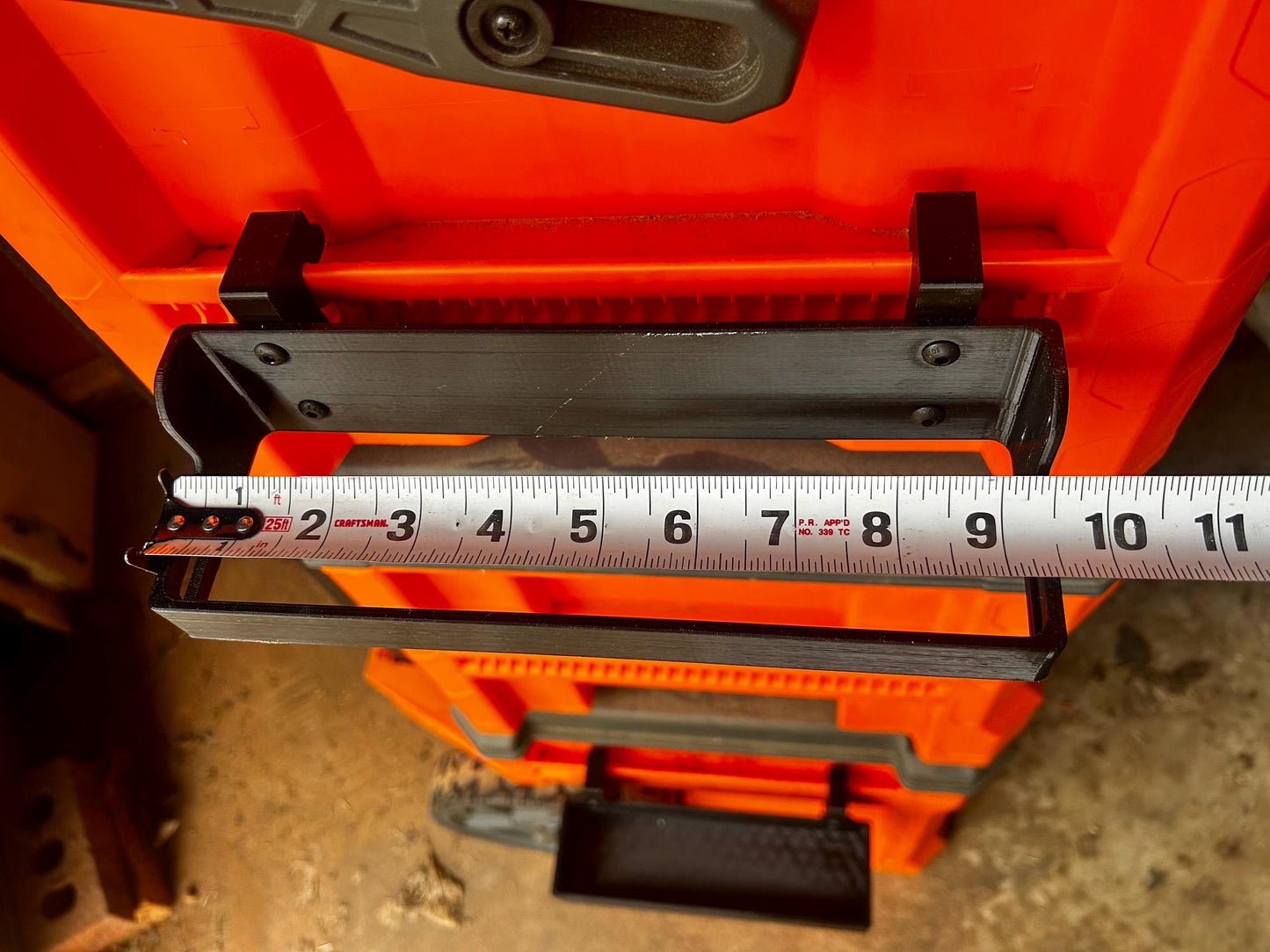 Klein MODbox Long Tool Holder for Levels, Saw Tracks & Guides, Paint Roller Extensions, Etc