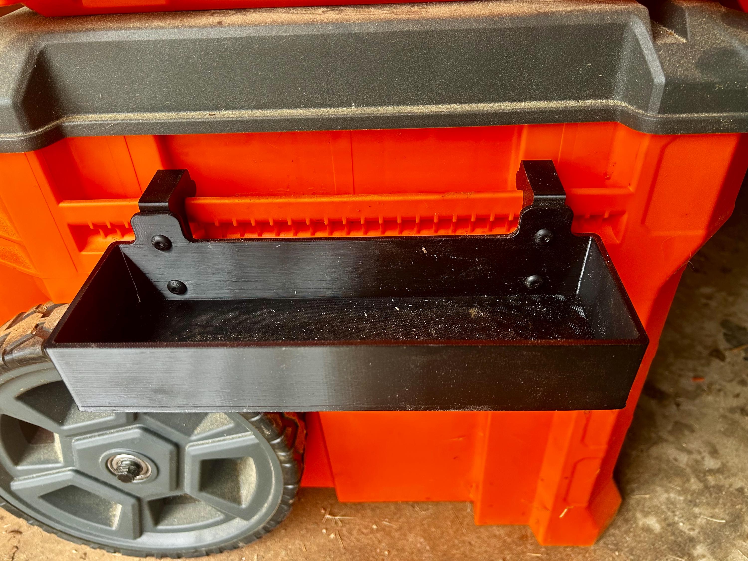 Klein MODbox Long Tool Holder for Levels, Saw Tracks & Guides, Paint Roller Extensions, Etc