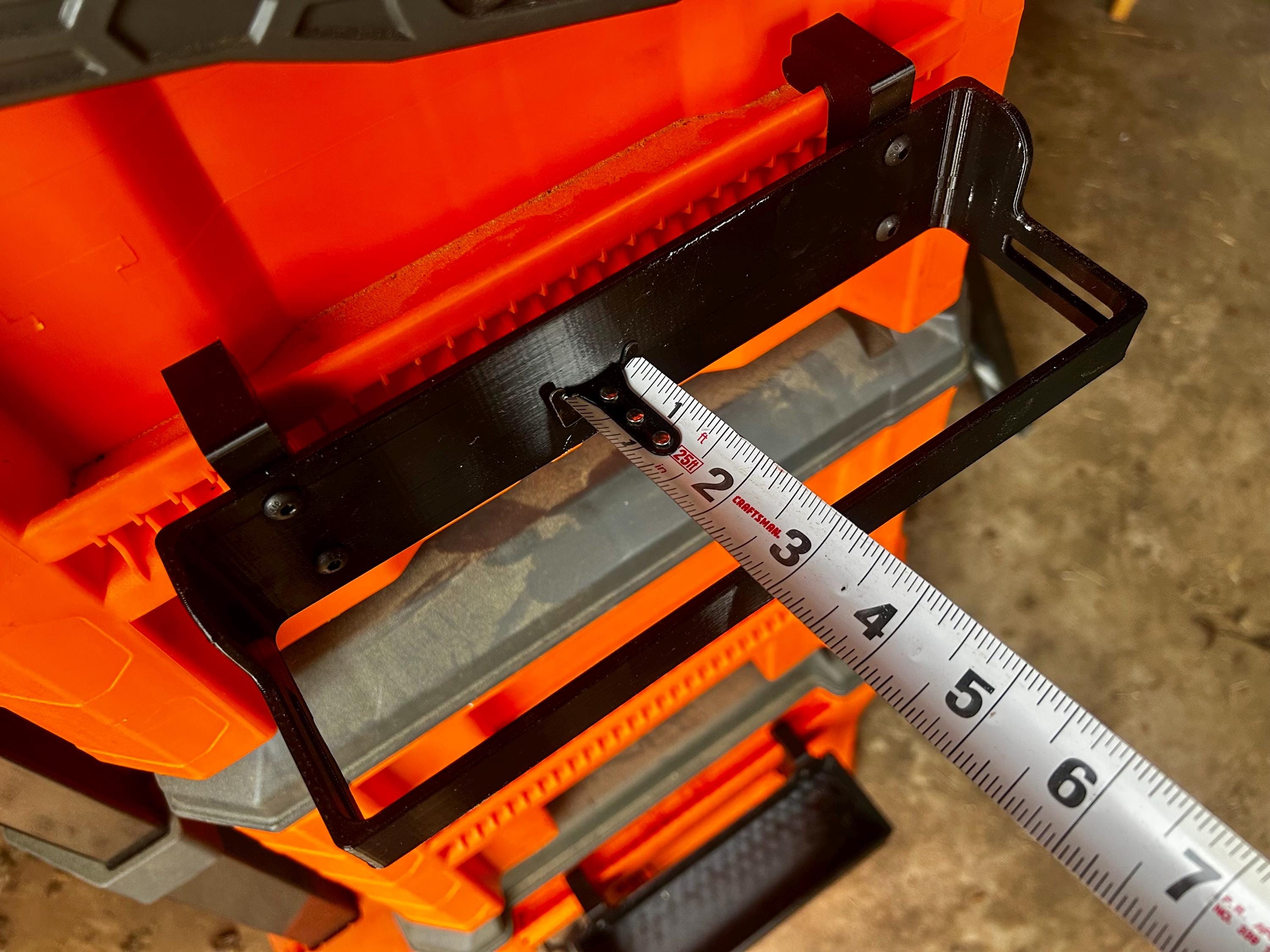 Klein MODbox Long Tool Holder for Levels, Saw Tracks & Guides, Paint Roller Extensions, Etc