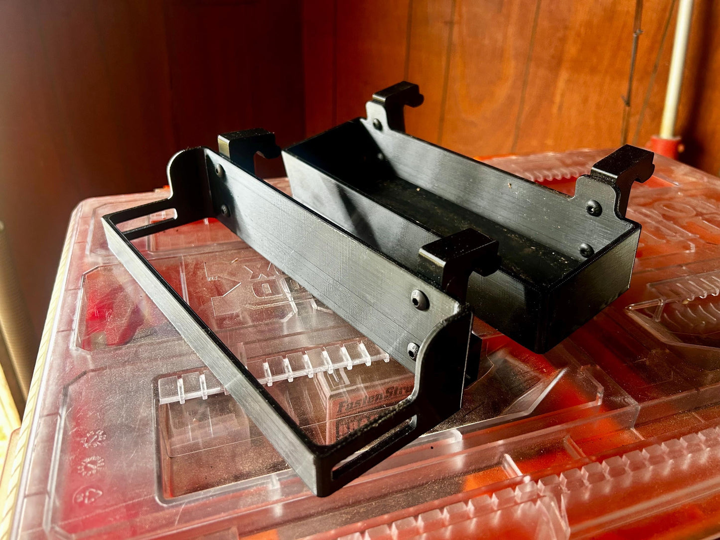 Klein MODbox Long Tool Holder for Levels, Saw Tracks & Guides, Paint Roller Extensions, Etc
