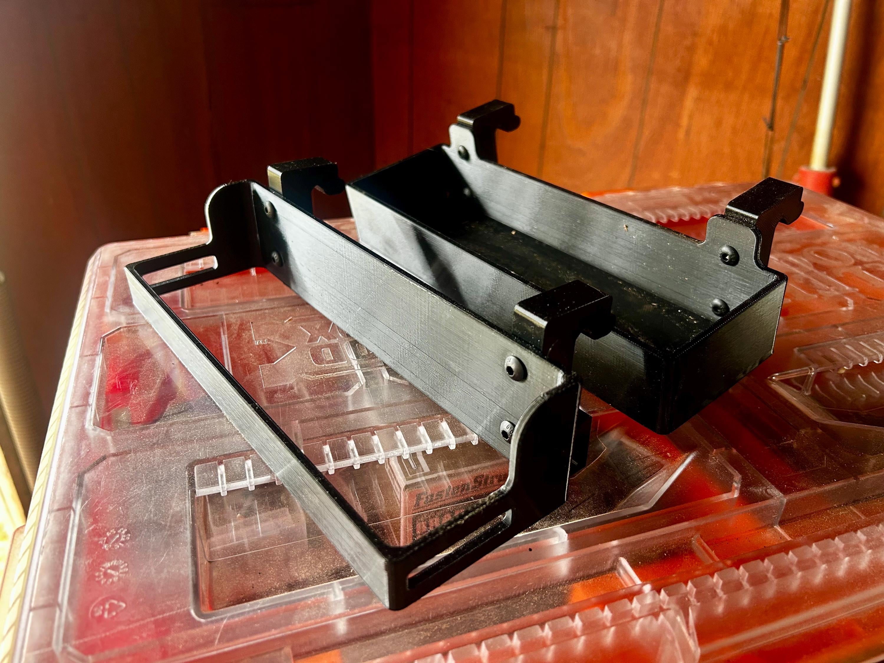 Klein MODbox Long Tool Holder for Levels, Saw Tracks & Guides, Paint Roller Extensions, Etc