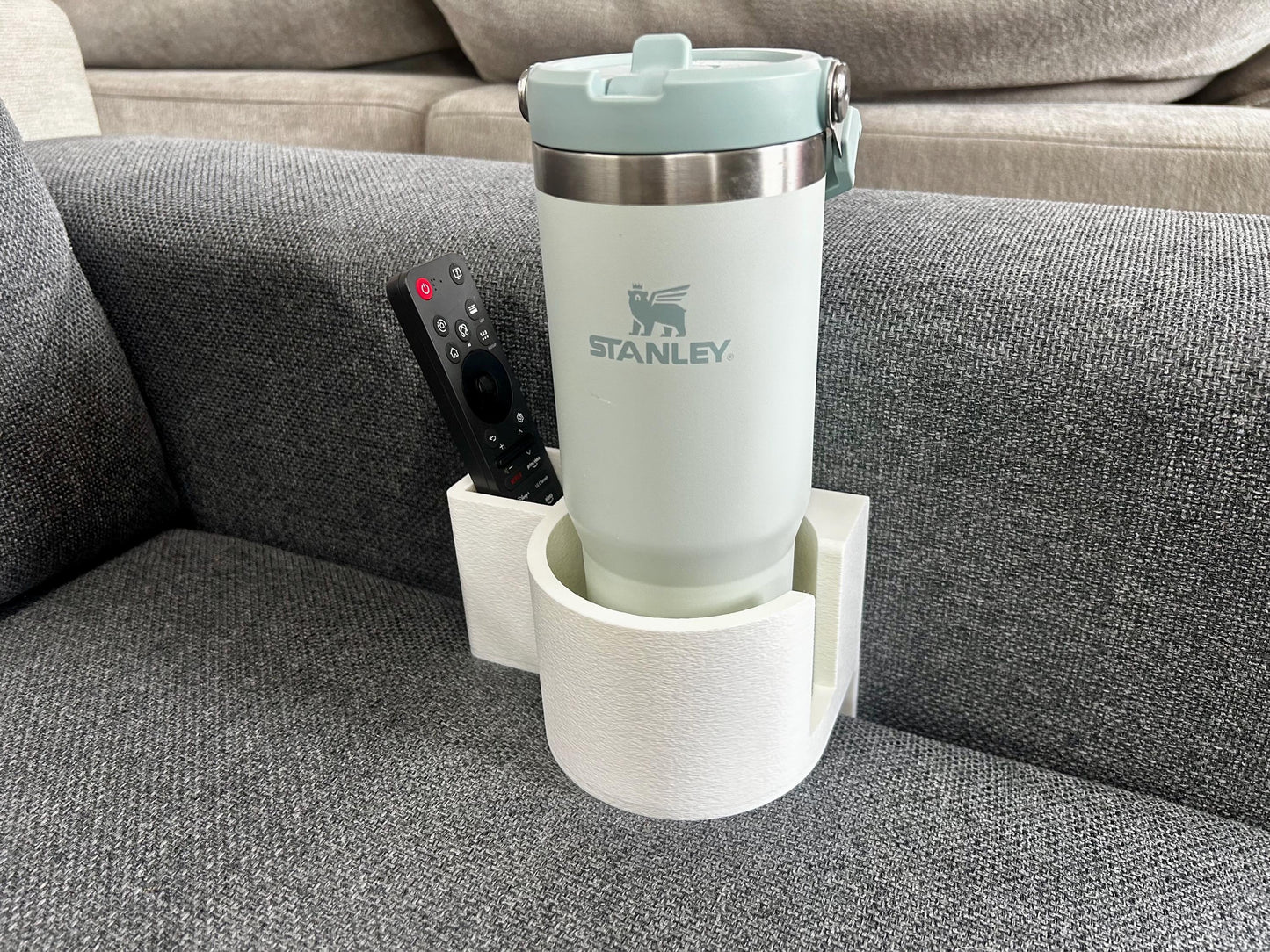 Couch Cup or Mug Holder & Remote Organizer Sofa Caddy