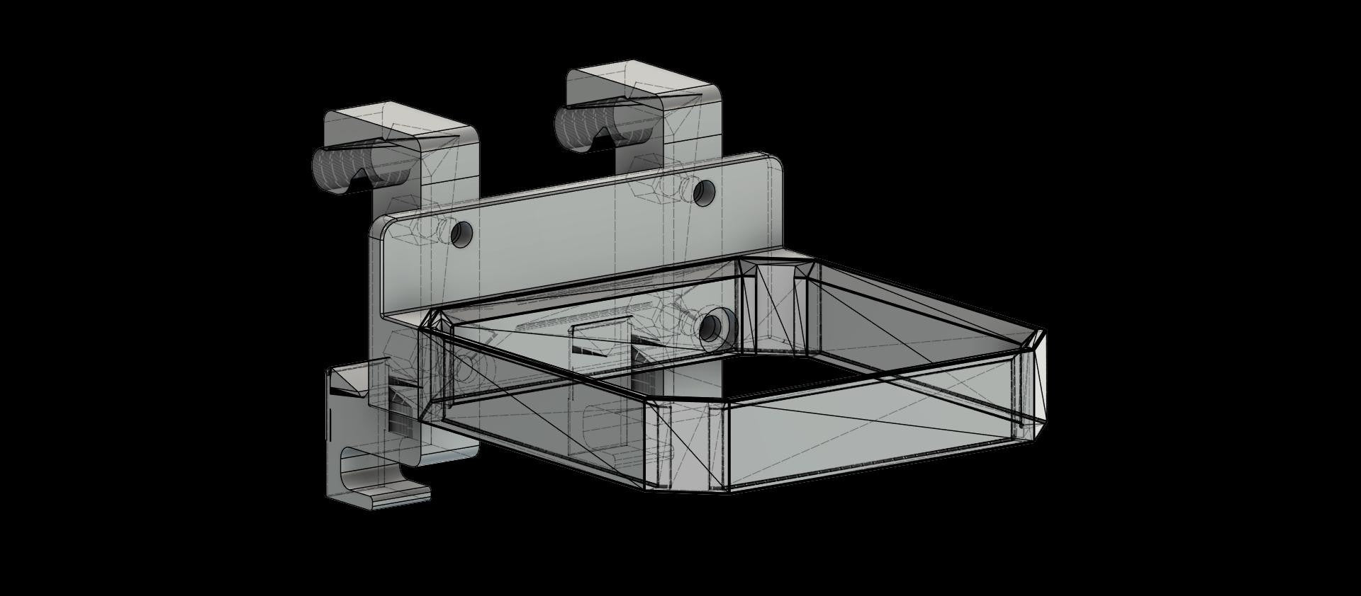 Klein MODbox Side Rail Mount for Milwaukee Packout Bins (Small & Large)