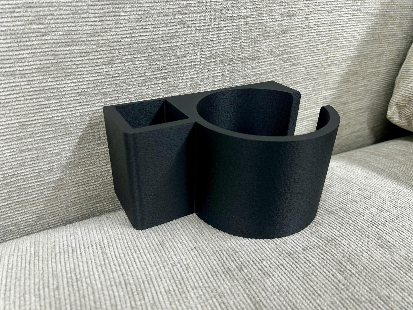 Couch Cup or Mug Holder & Remote Organizer Sofa Caddy