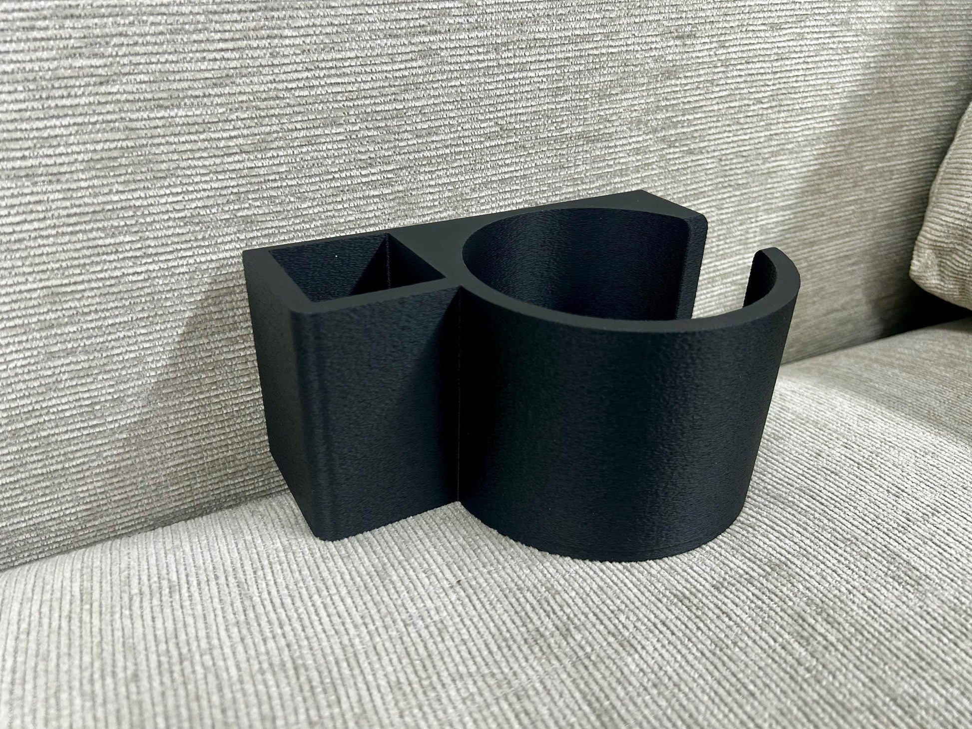 Couch Cup or Mug Holder & Remote Organizer Sofa Caddy