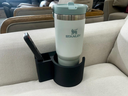 Couch Cup or Mug Holder & Remote Organizer Sofa Caddy