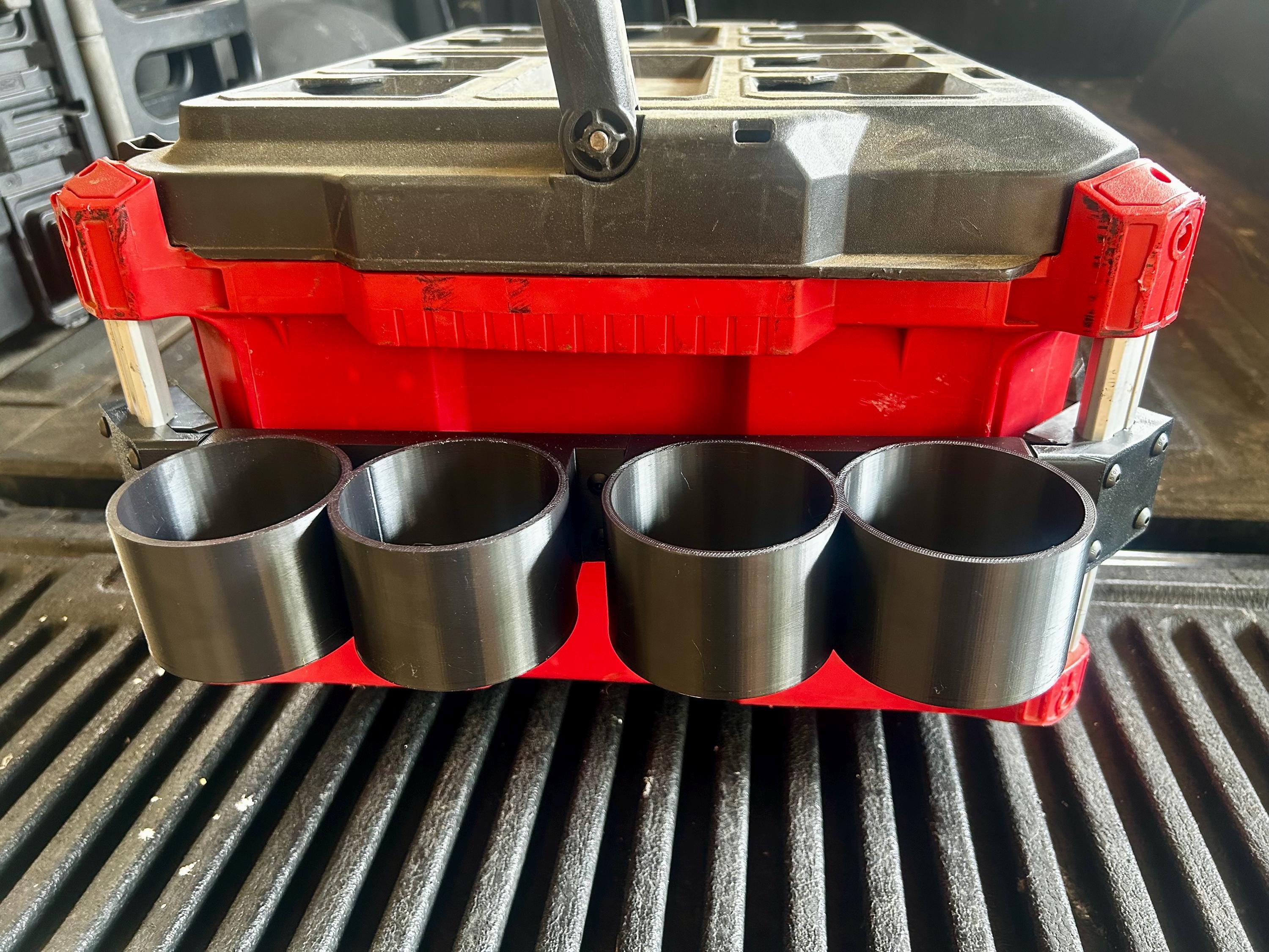 Milwaukee PACKOUT Spray Can Storage Side Rail Mounted (Holds 4 Cans)