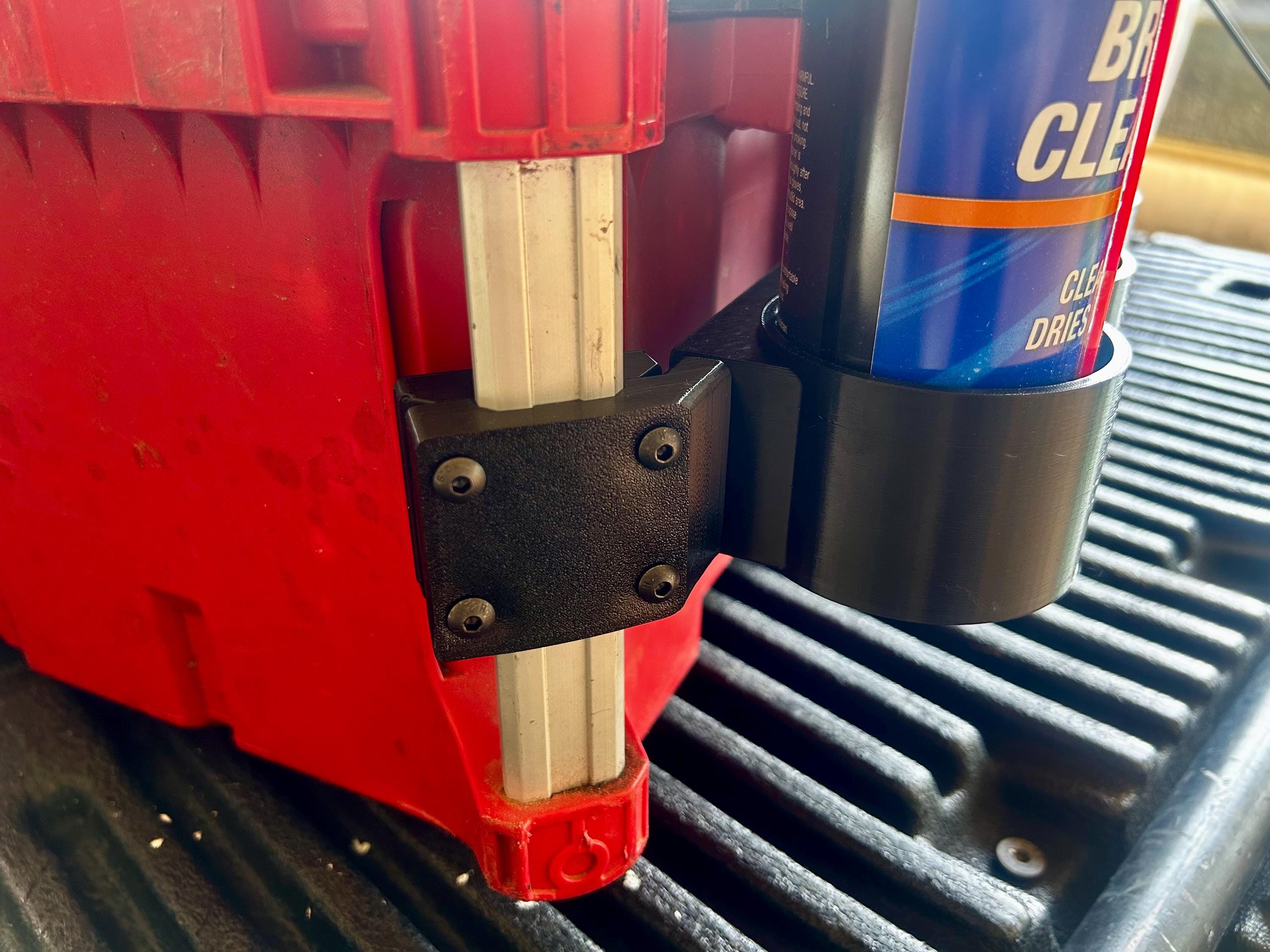 Milwaukee PACKOUT Spray Can Storage Side Rail Mounted (Holds 4 Cans)